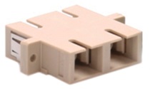 Adaptador SC-PC dúplex multimodo beige