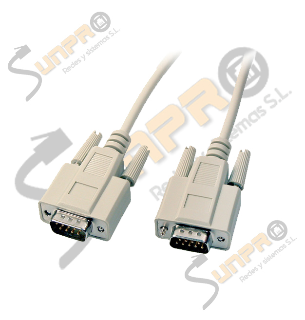 Cable sub D 9 M/M serie 5m.