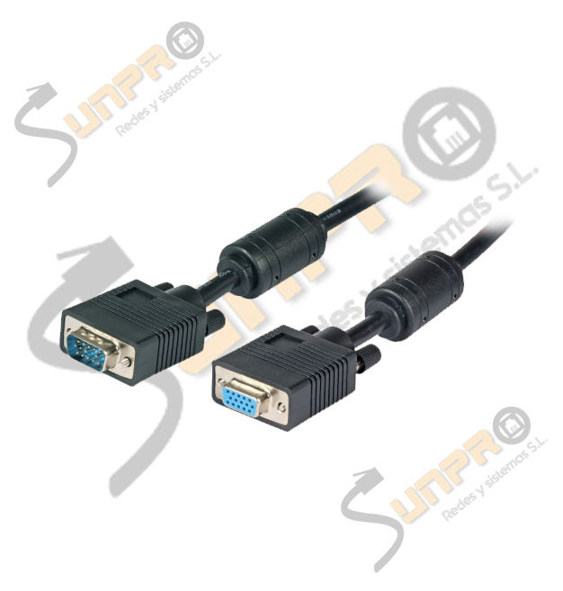 Cable SVGA M/H alta calidad con ferrita 3m.