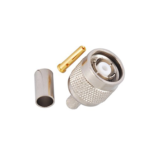 Conector Coaxial TNC M crimpar RG58 rp