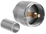Conector Coaxial PL/UHF M soldar RG58