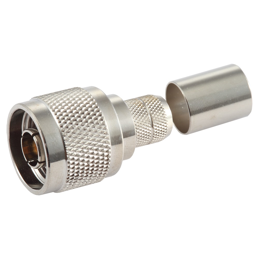 Conector Coaxial N M crimpar LMR400/RG8