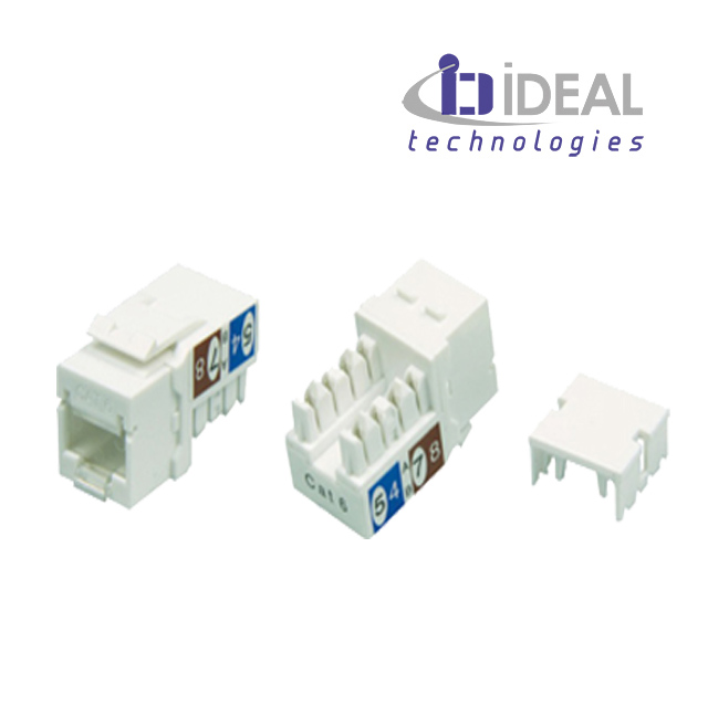 Modulo H RJ45 UTP Cat. 6 90º 250 MHz 5 Gbit IDEAL