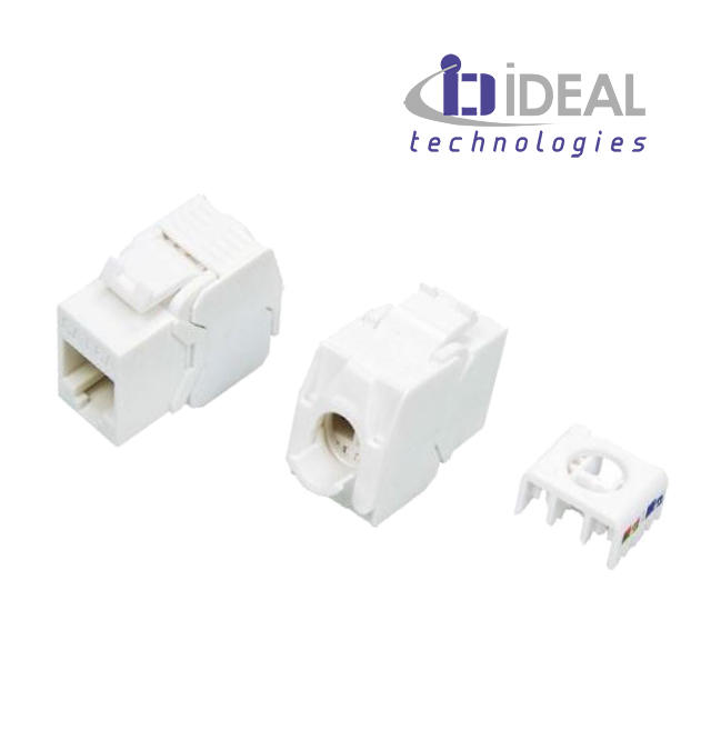 Modulo H RJ45 Cat. 6A UTP 180º 500 Mhz 10 Gbit tooless IDEAL