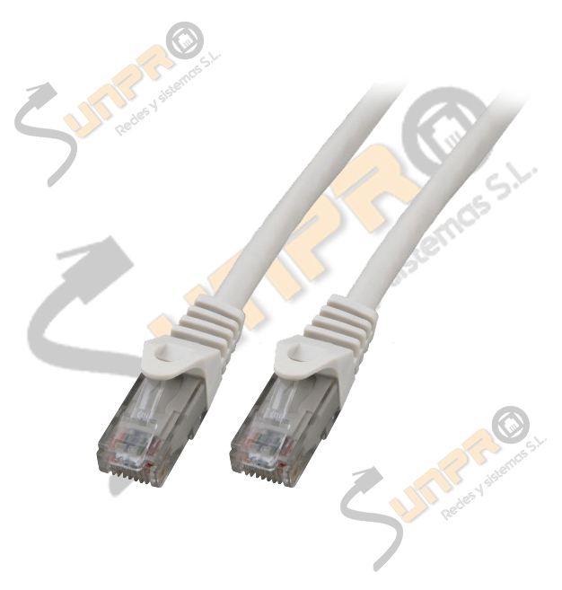 Latiguillo Cat.6 UTP LSZH 0,5m blanco IDEAL