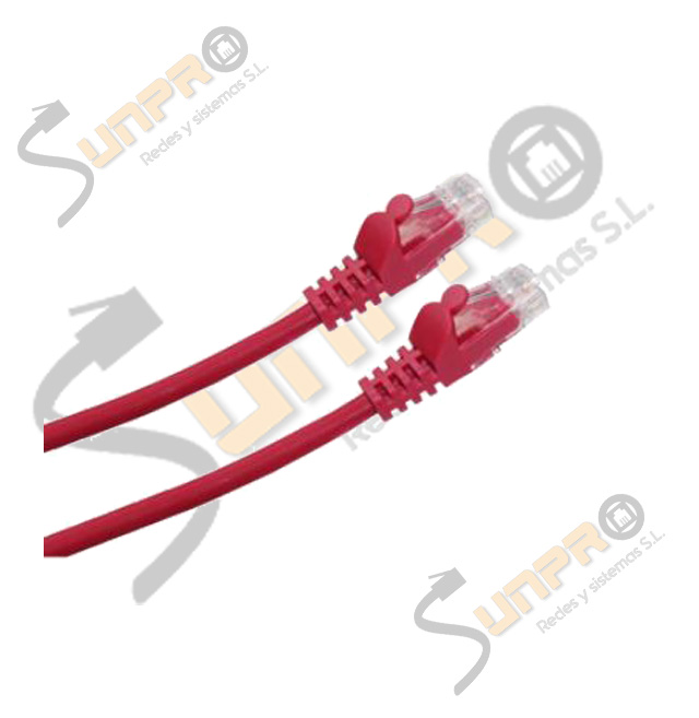 Latiguillo Cat. 6A UTP LSZH 2 m rojo