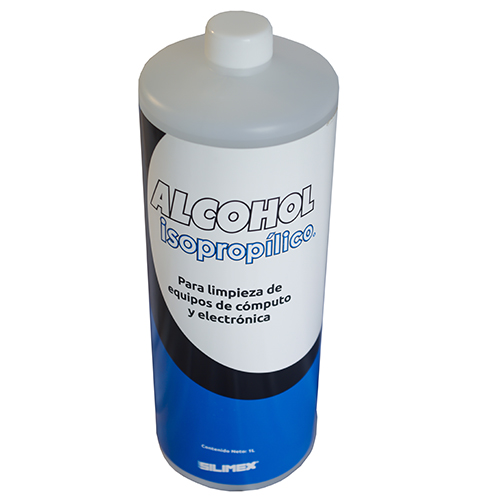 Bote alcohol isopropílico limpieza de cables de fibra óptica 1L.