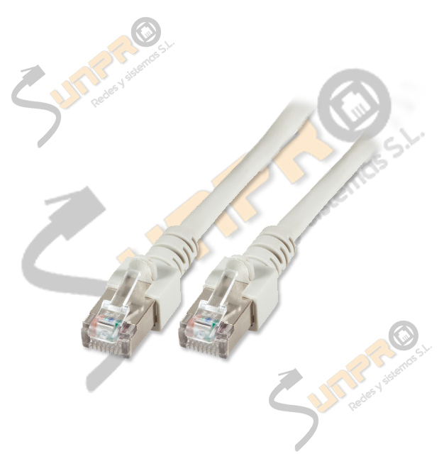 Latiguillo Cat. 5e FTP PVC 0,5m. gris