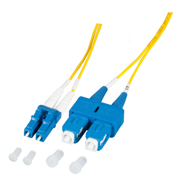 Latiguillo IDEAL LC/SC DUPLEX UPC SM 1.9mm 10m