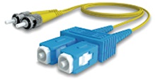 Latiguillo IDEAL SC/ST DUPLEX UPC SM 1.9mm 1m