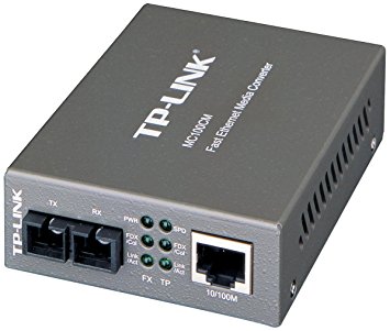 Convertidor de medios 10/100 Mbps RJ-45 / SC, MM 1310nm, 2 km