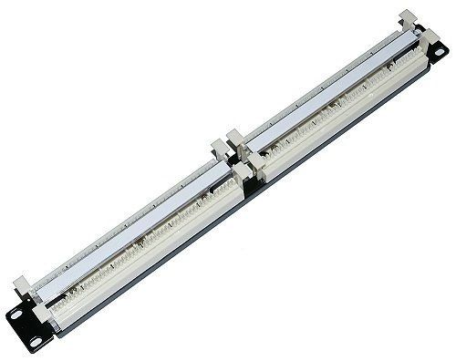 Panel 19" 1U sistema 110 100 pares