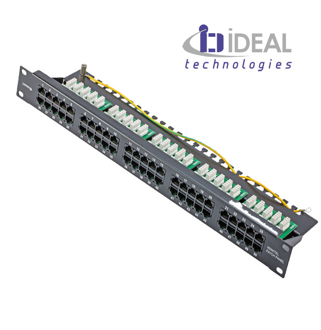 Panel isdn Cat. 3 50 puertos 19" 1U Krone LSA IDEAL