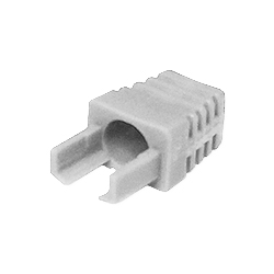 Protector conector RJ45 macho mini blanco