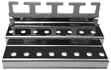 Panel repartidor 19" 1U 24x2 1.6/5.6 negro