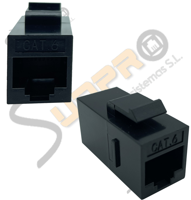 Adaptador Keystone RJ45 Cat. 6 UTP H/H