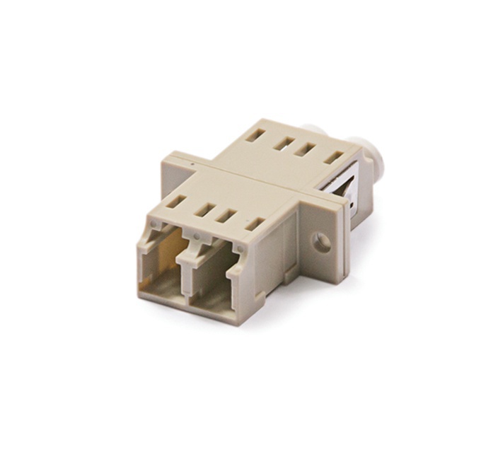 Adaptador LC-PC dúplex multimodo beige