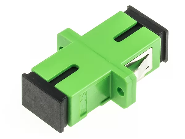 Adaptador SC-APC Simplex monomodo verde