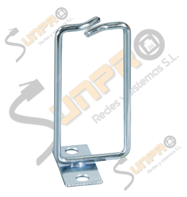 Anilla guiacables acero galvanizado 40x80