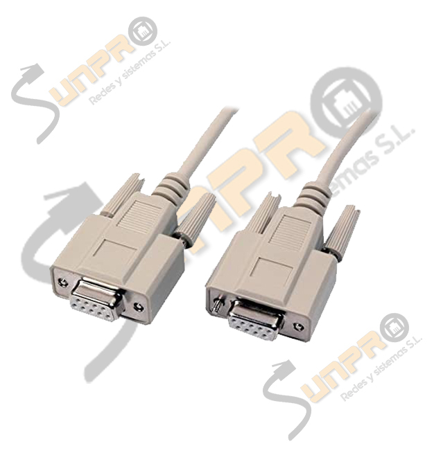 Cable sub D 9 H/H serie 2m. moldeado