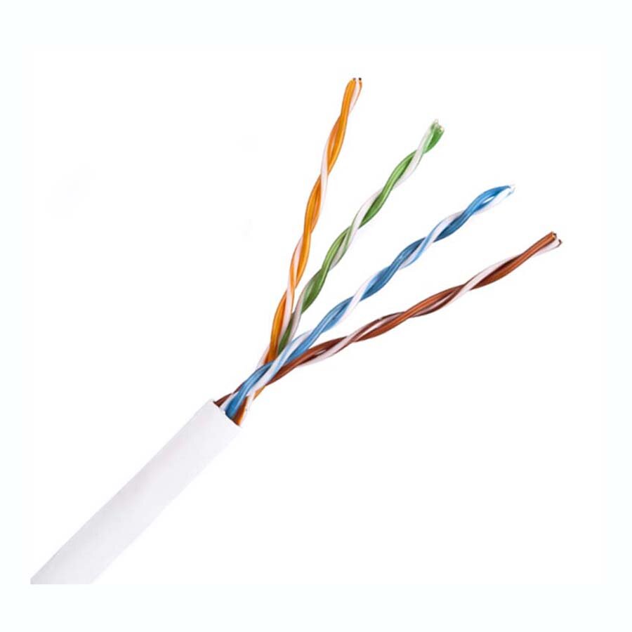 Cable Cat. 5e U/UTP CU LSZH rígido 305m. blanco CPR Eca