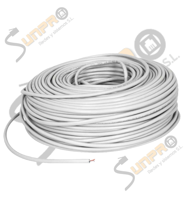 Cable Cat. 6 UTP rígido 305m. PVC gris