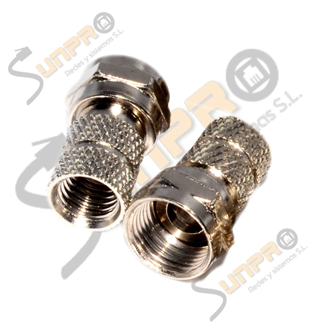 Conector F M twiston roscar RG6