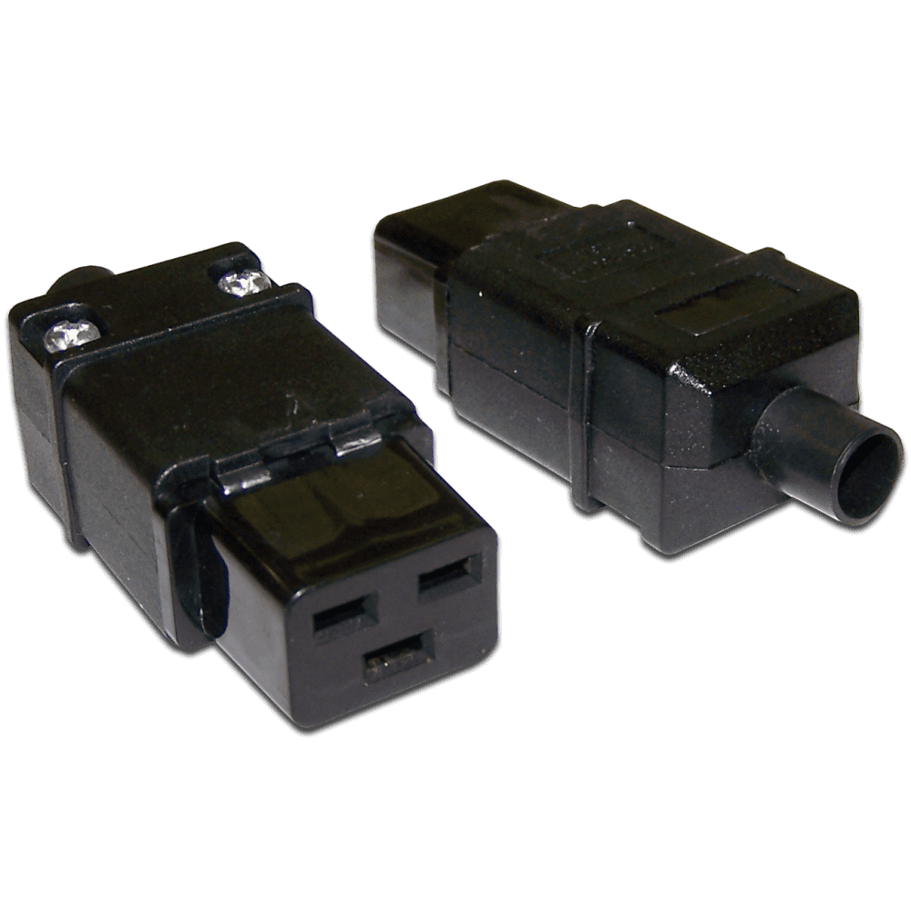 Conector IEC C19 hembra aérea