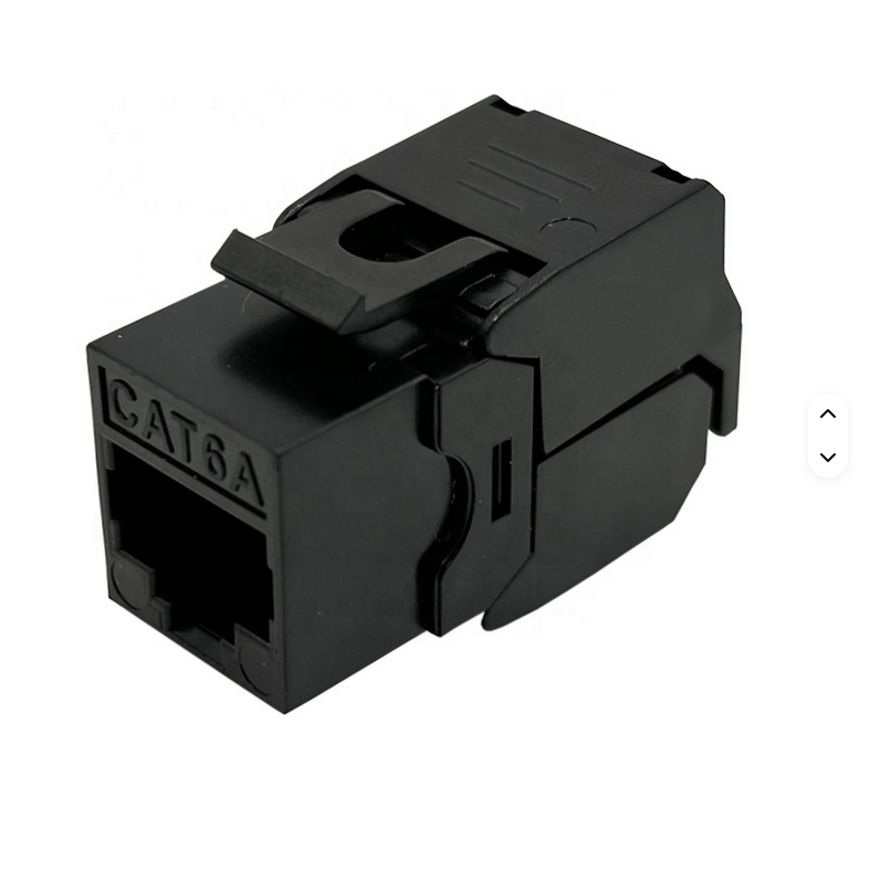 Modulo H RJ45 Cat. 6A UTP 180º 500 Mhz 10 Gbit toolees negro