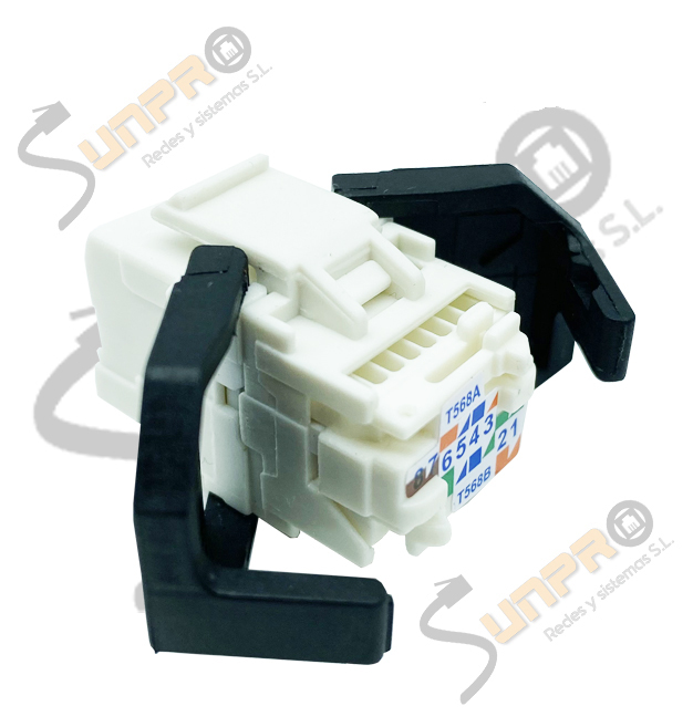Modulo H RJ45 Cat. 6 UTP 180º 250 Mhz 1 Gbit Tipo 3M/Corning