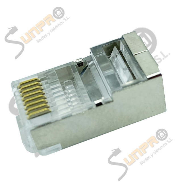 Conector RJ49 FTP Cat. 6 apantallado rígido/flexible