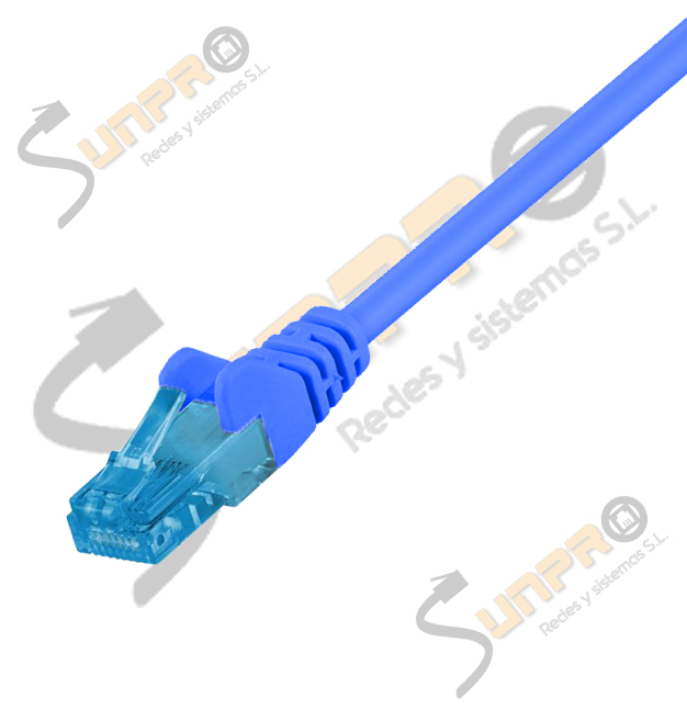 Latiguillo Cat. 6A UTP 1m azul