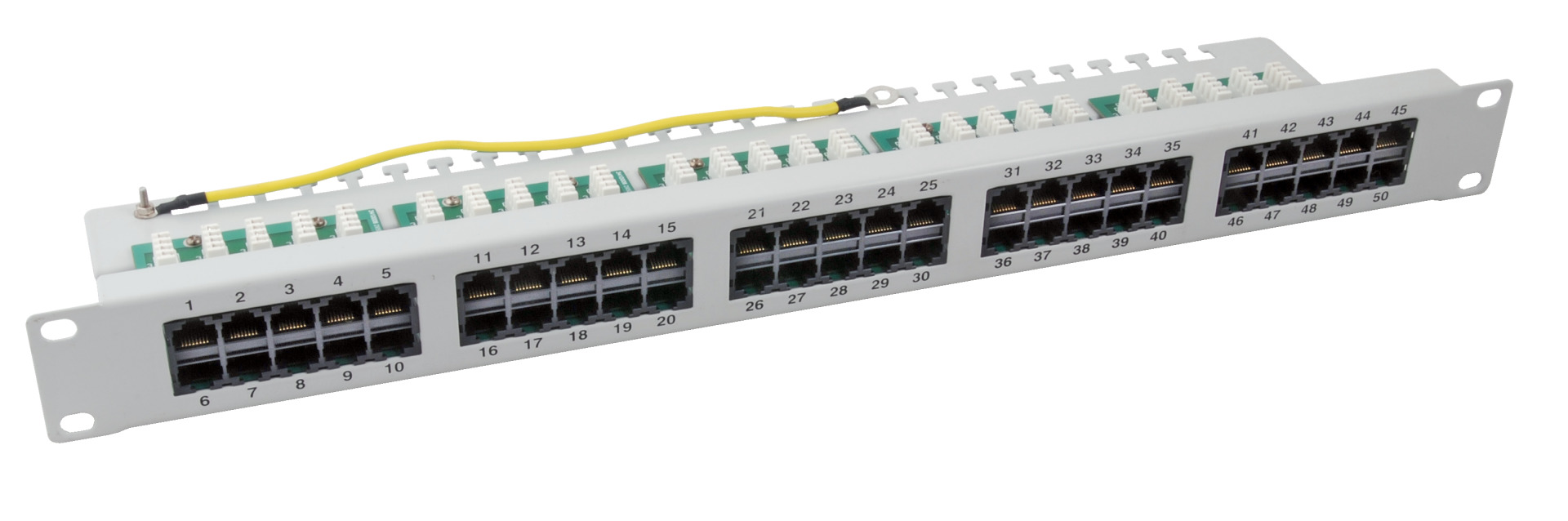 Panel isdn Cat. 3 50 puertos 19" 1U Krone LSA ECOLAN