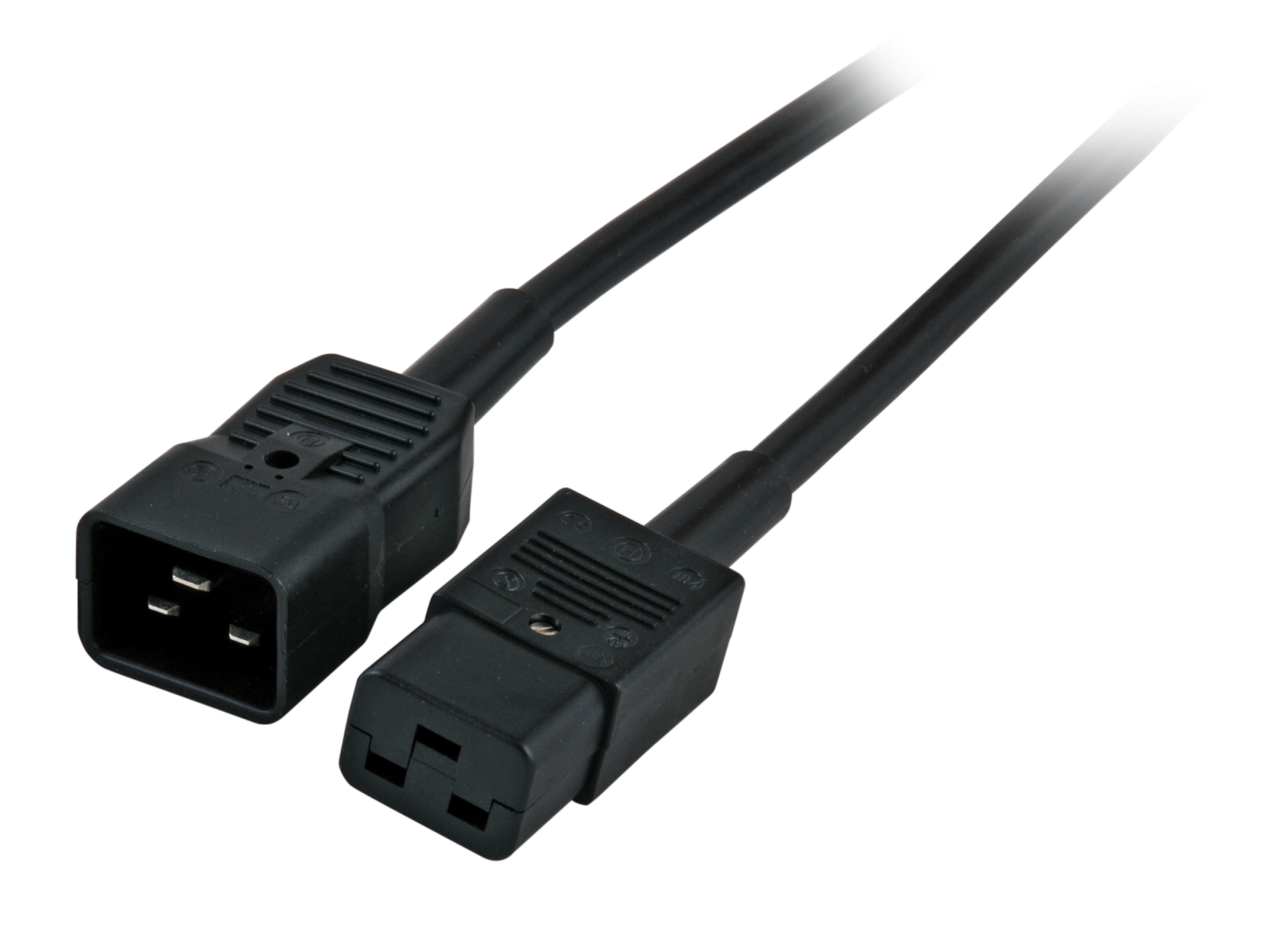 Cable de red C20 M/C19 H negro 3x1,5mm. 2,5m.