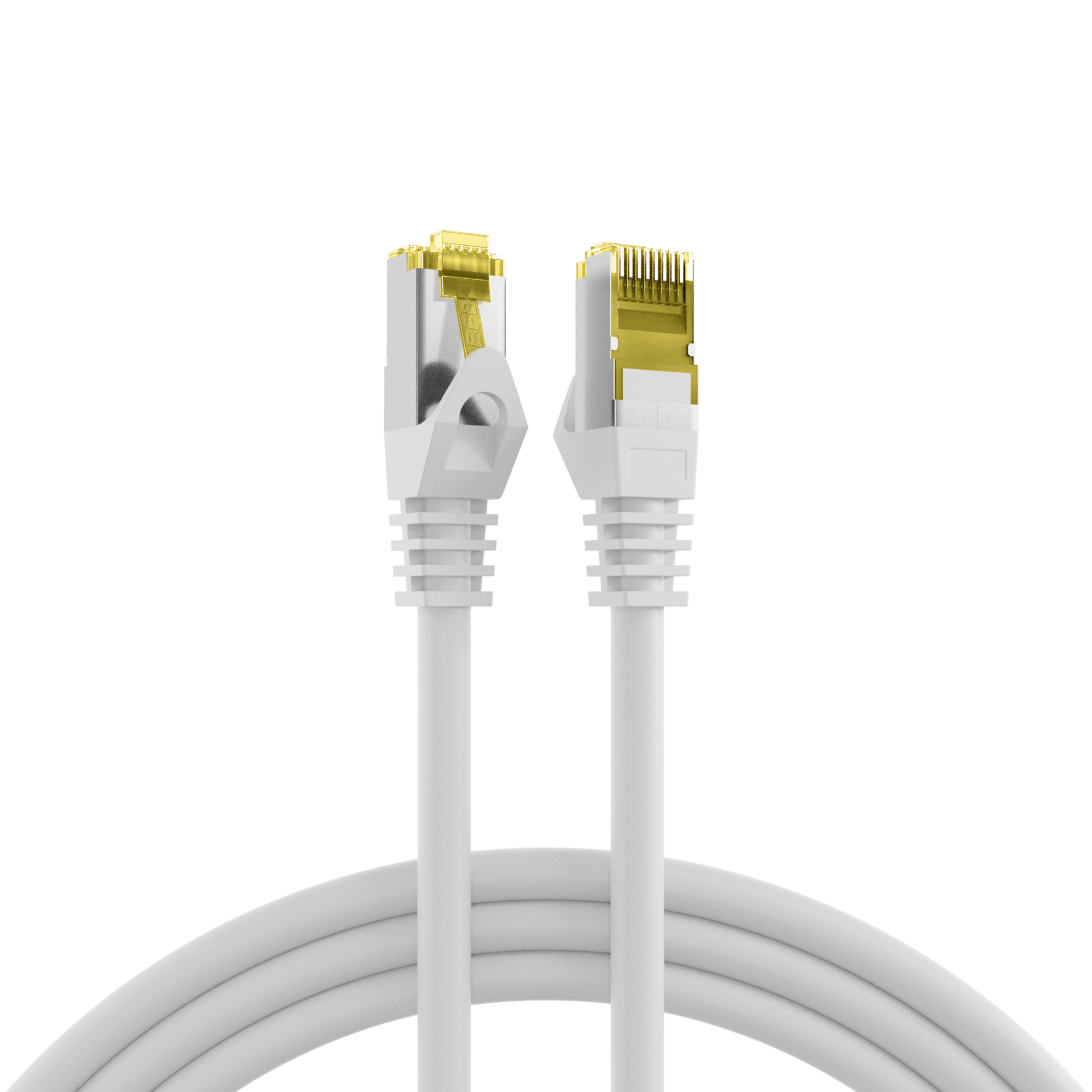 Latiguillo Cat.6A S/FTP con cable Cat.7 LSZH 15m. blanco