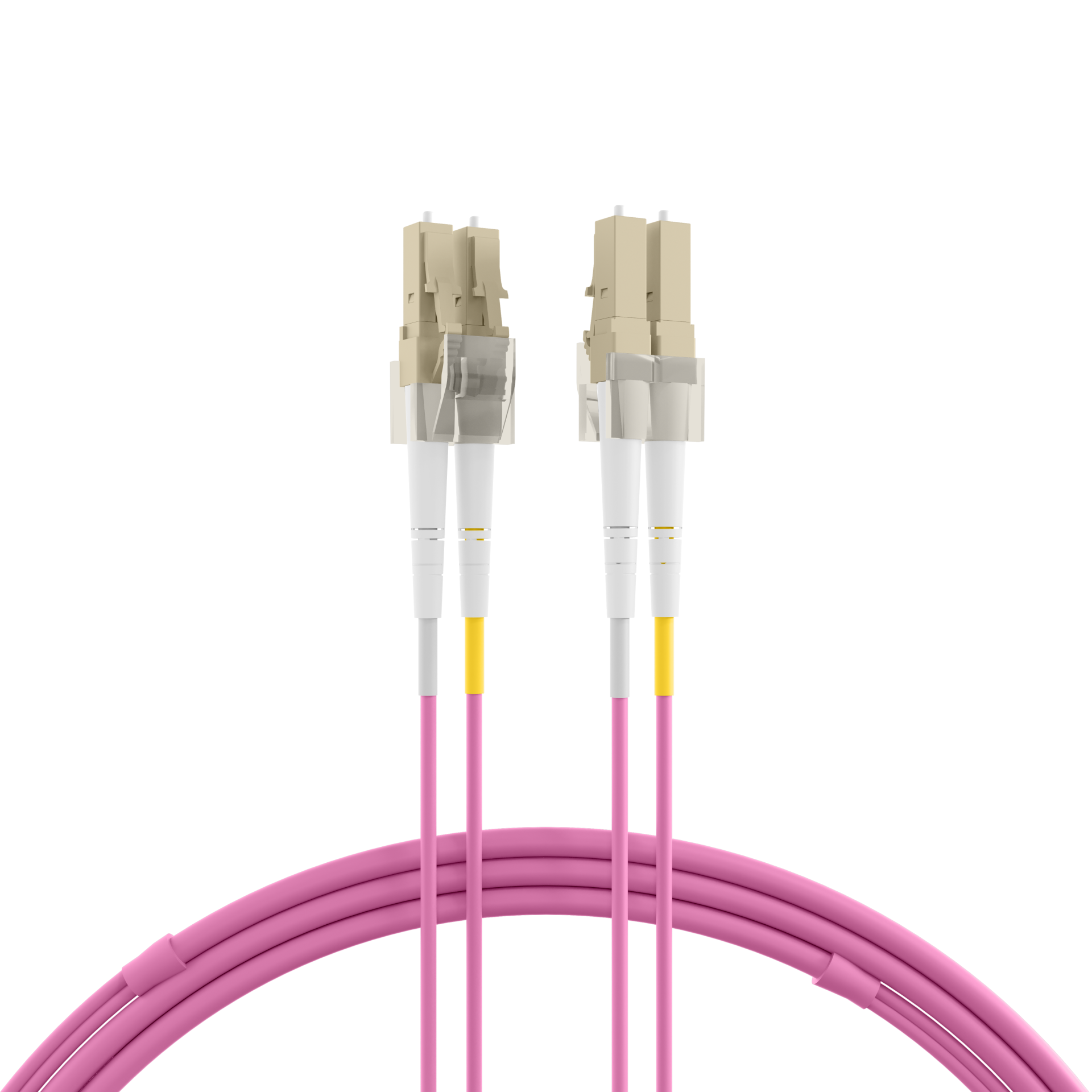 Latiguillo ECOLAN LC/LC DUPLEX UPC OM4 MM fucsia 2mm 3m