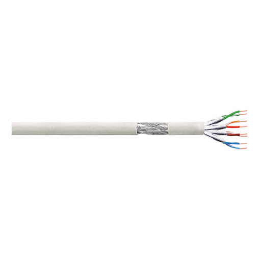 Cable Cat. 6 SFTP LSZH 24AWG flexible Cca 100m. blanco