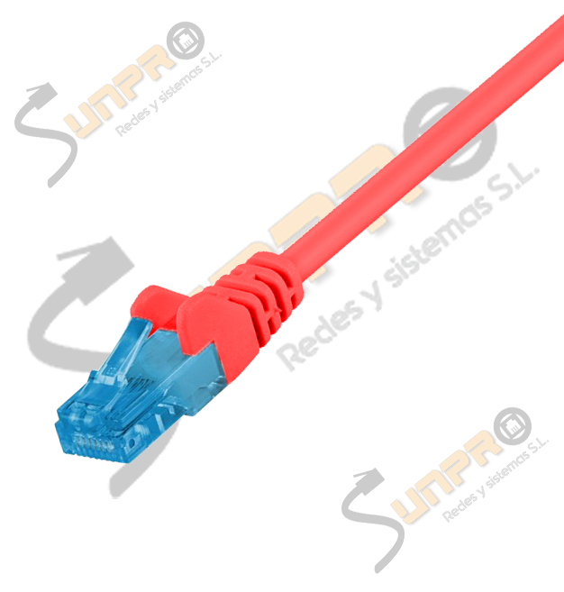 Latiguillo Cat. 6A UTP 3m rojo