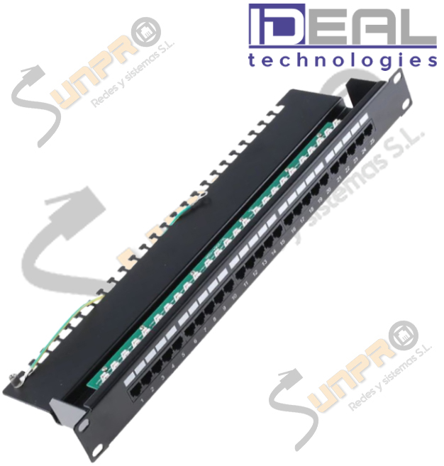 Panel isdn Cat. 3 25 puertos 19" 1U Krone LSA IDEAL