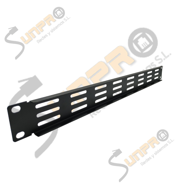 Panel ranurado 19" 1U