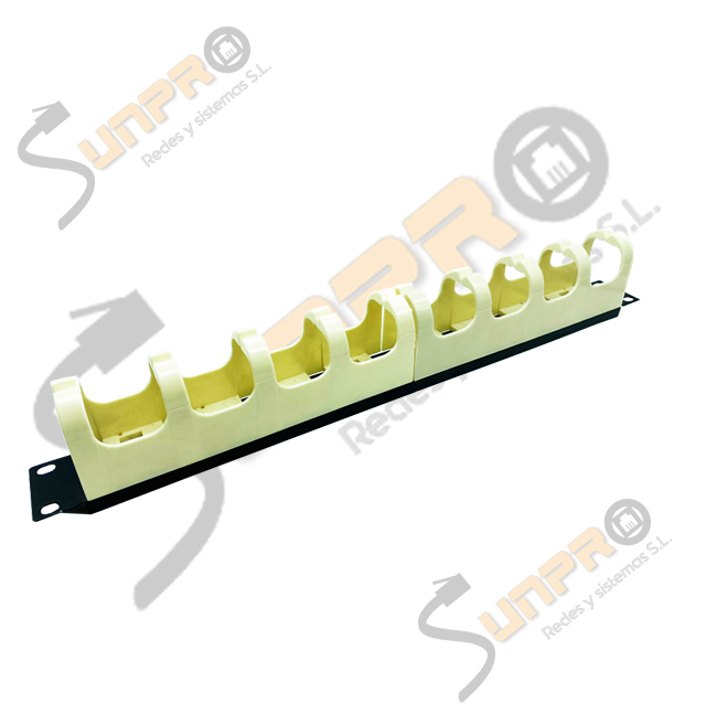 Panel pasa cables sistema 110 19" 1U