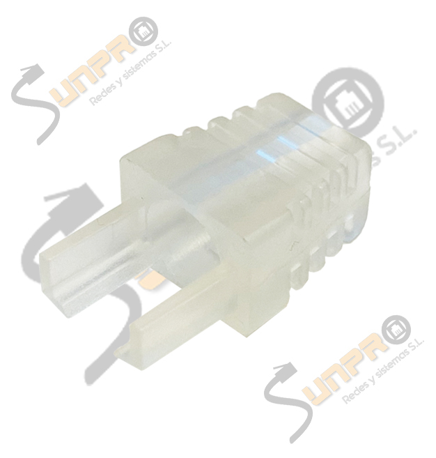 Protector conector RJ45 macho mini transparente