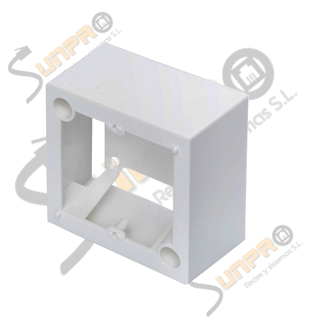 Caja de superficie 80x80mm. (d)