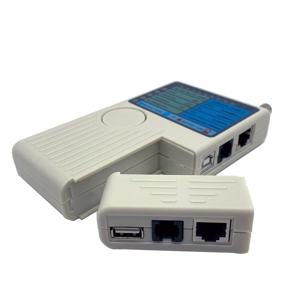 Lan tester RJ11, RJ45 y USB con remoto .