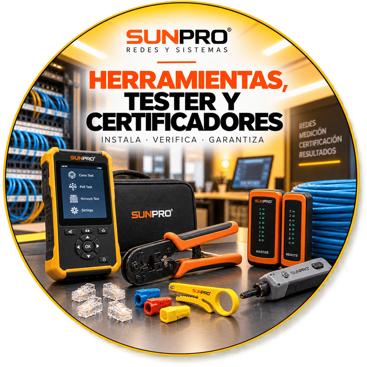 HERRAMIENTAS, TESTÉR Y CERTIFICADORES