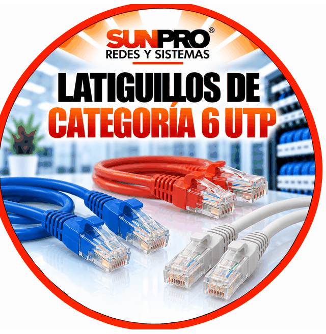 LATIGUILLOS DE CATEGORÍA 6 UTP